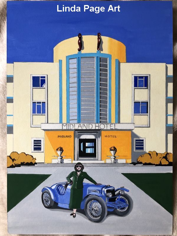 The Midland Hotel, Ariadne Oliver and her 1933 Riley